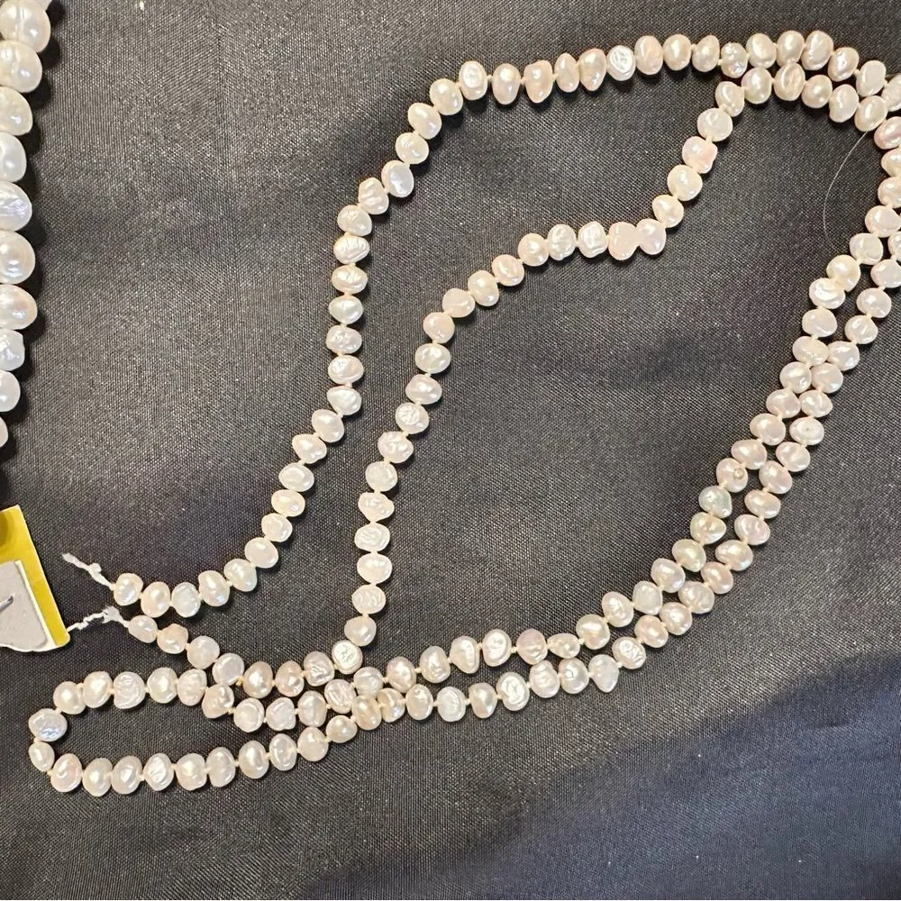 Variety of craft pearls jewelry supplies